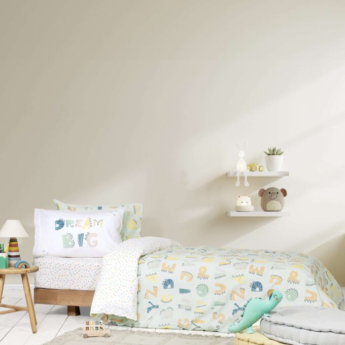 Σετ Σεντόνια Μονά με Λάστιχο - Dream Big