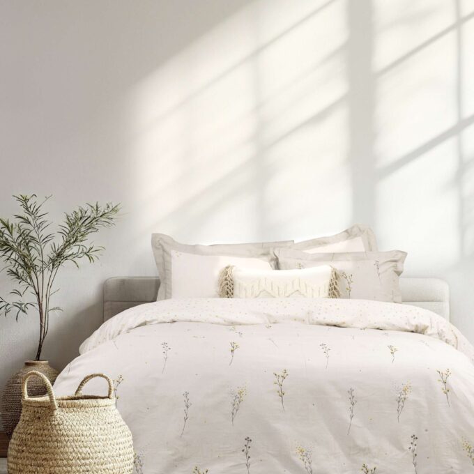 Σετ Σεντόνια Υπέρδιπλα με Λάστιχο - Delicate