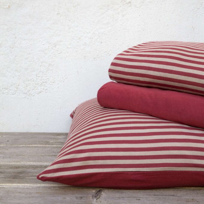 Σετ Σεντόνια Υπέρδιπλα με Λάστιχο - Suave Terracotta