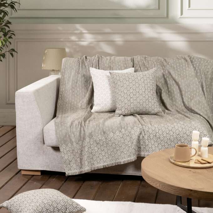 Ριχτάρι 180x180 - Roselle Taupe