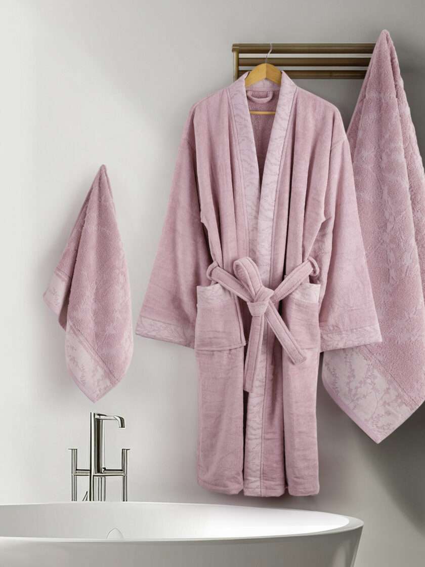 Μπουρνούζι Kimono - Medium - Inverno Pink
