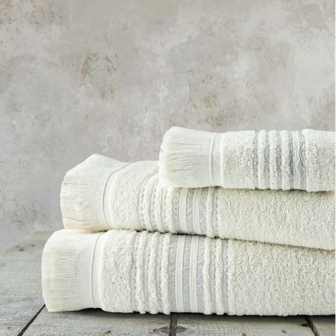 Σετ Πετσέτες (30x50 + 50x90 + 70x140) - Allora Light Beige