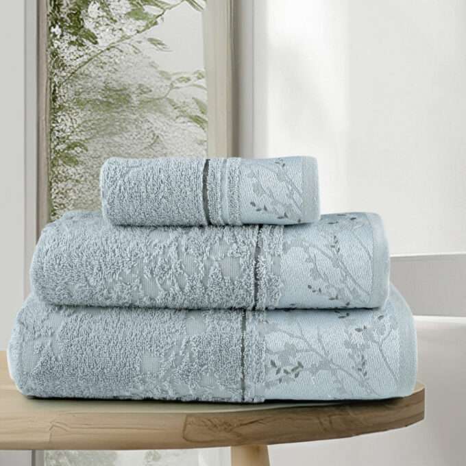 Σετ Πετσέτες (30x50 + 50x90 + 70x140) - Inverno Light Blue