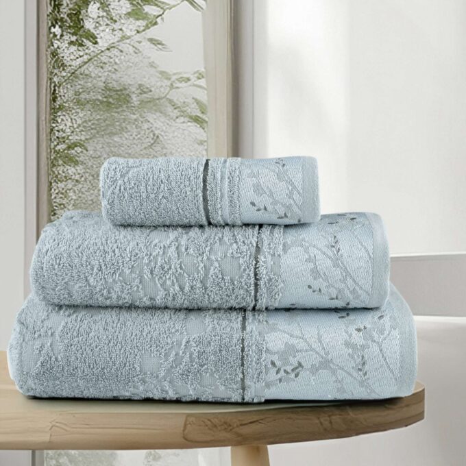 Σετ Πετσέτες (30x50 + 50x90 + 70x140) - Inverno Light Blue