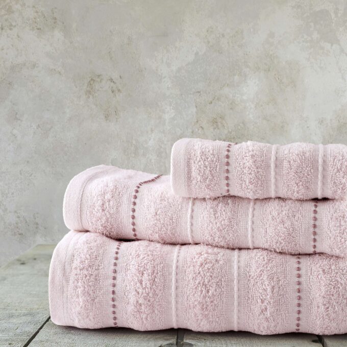 Σετ Πετσέτες (30x50 + 50x90 + 70x140) - Aura Pink