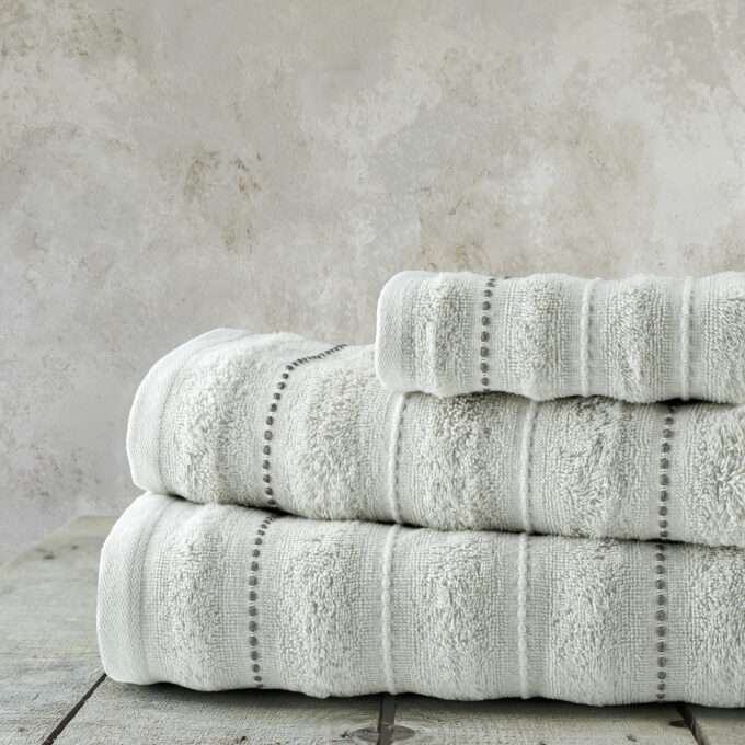 Σετ Πετσέτες (30x50 + 50x90 + 70x140) - Aura Light Gray
