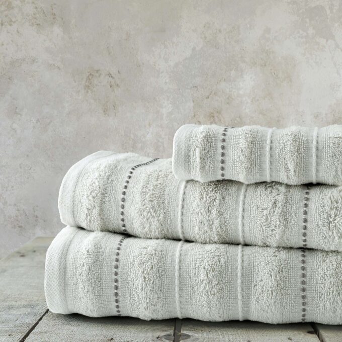 Σετ Πετσέτες (30x50 + 50x90 + 70x140) - Aura Light Gray