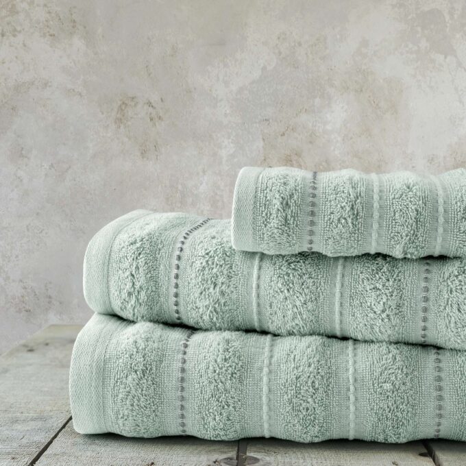 Σετ Πετσέτες (30x50 + 50x90 + 70x140) - Aura Mint