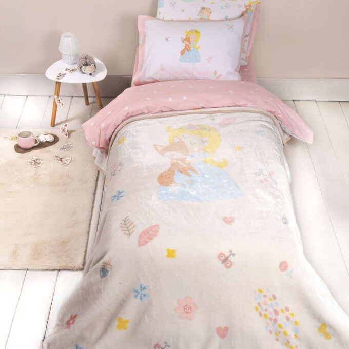 Κουβέρτα Βελουτέ Μονή 160x220 - Forest Fairy