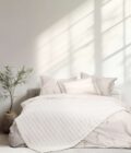 Κουβέρτα Υπέρδιπλη 220x240 - Savara Ivory
