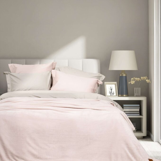 Κουβέρτα Υπέρδιπλη 220x240 - Alpa Light Pink