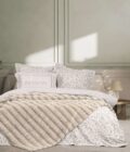 Κουβέρτα Υπέρδιπλη 220x240 - Carezza Ivory