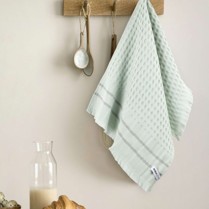 Πετσέτα Κουζίνας 40x60 - Waffle Mint