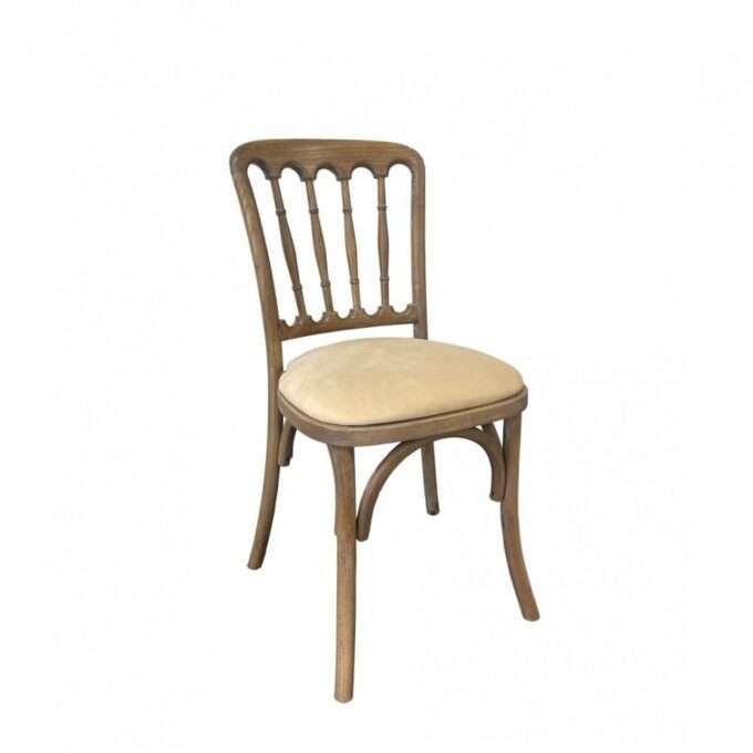 Castle Antique Ξύλινη Στοιβαζόμενη Καρέκλα1