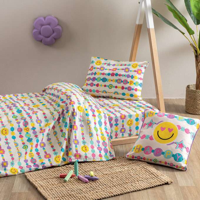 Σετ Μονά Σεντόνια My Kingdom 170x260 MK780 Χωρίς Λάστιχο