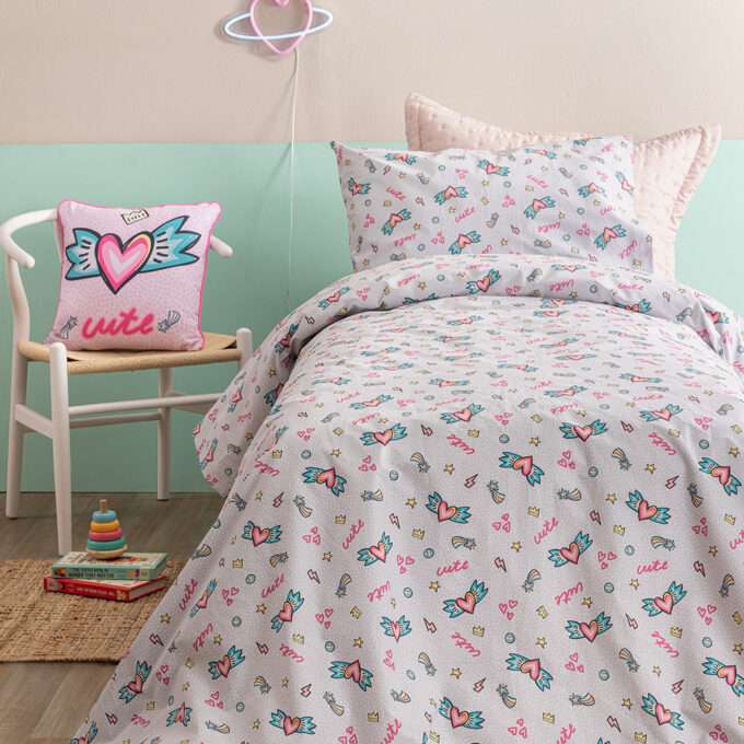 Σετ Μονά Σεντόνια My Kingdom 170x260 MK782 Χωρίς Λάστιχο