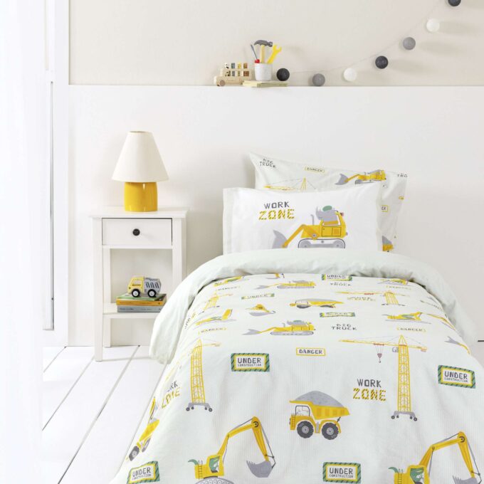 Σετ Παπλωματοθήκη Μονή - Big Truck