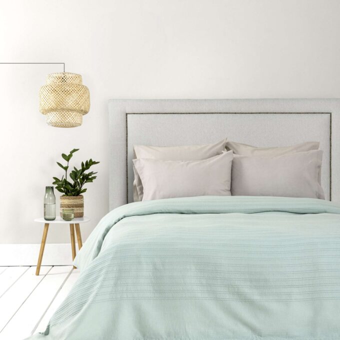 Κουβέρτα Μονή 160x240 - Dune Minty Blue