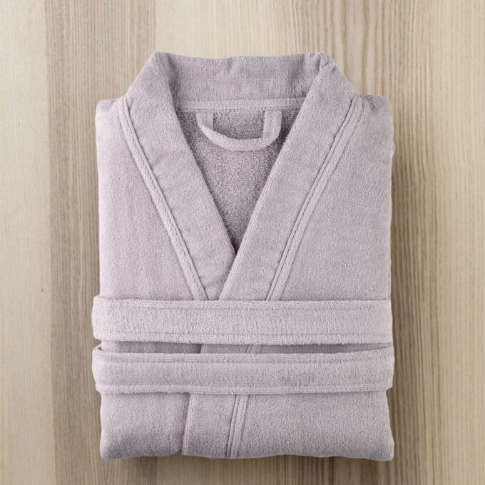 Μπουρνούζι Κιμονό με 3/4 Μανίκι Nido - Large - Dusty Lilac