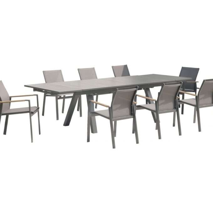 Miro Τραπεζαρία Αλουμινίου Επεκτεινόμενη1