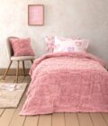 Κουβέρτα Μονή 160x220 - Amoria Pink
